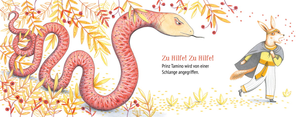 Innenansicht Beispiel aus dem Buch: Ich entdecke Die Zauberflöte (Mein kleines Klangbuch)