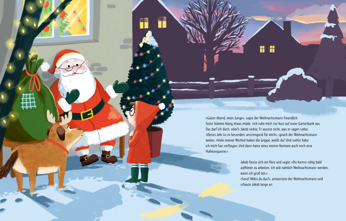Innenansicht Beispiel aus dem Buch: Ich werde Weihnachtsmann