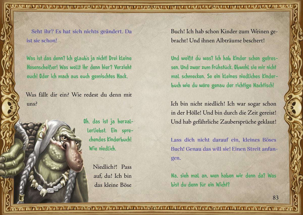 Innenansicht Beispiel aus dem Buch: Das kleine Böse Buch 5 (Das kleine Böse Buch