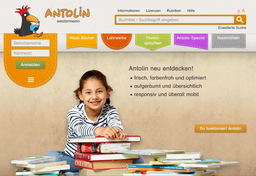Antolin - Mit Lesen punkten!