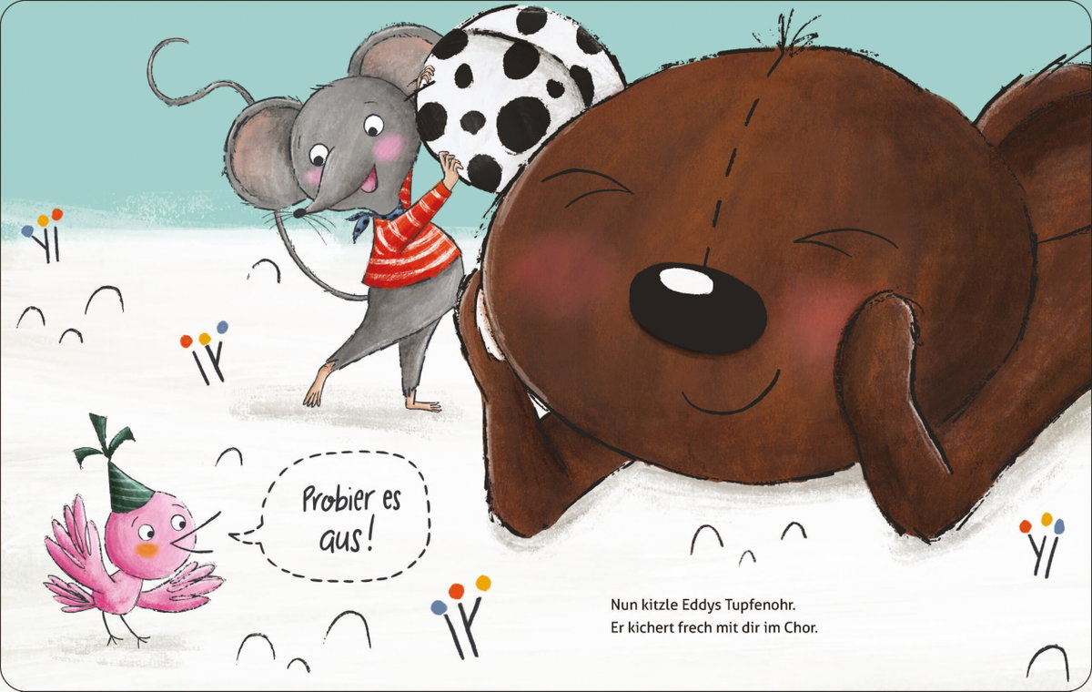 Innenansicht Beispiel aus dem Buch: Teddy Eddy - Achtung! Fertig! Los!