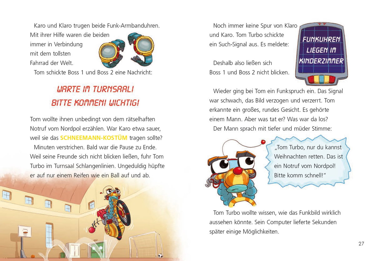 Innenansicht Beispiel aus dem Buch: Tom Turbo: Notruf vom Nordpol