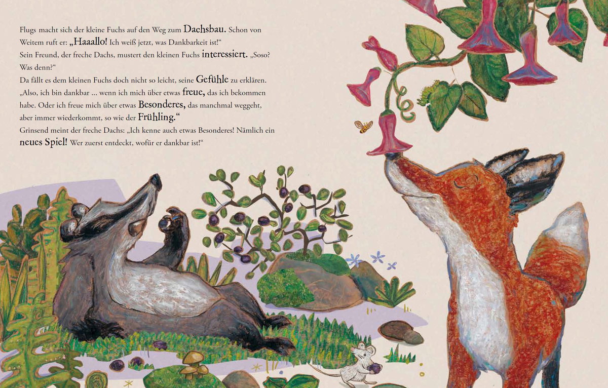 sagt der kleine Fuchs