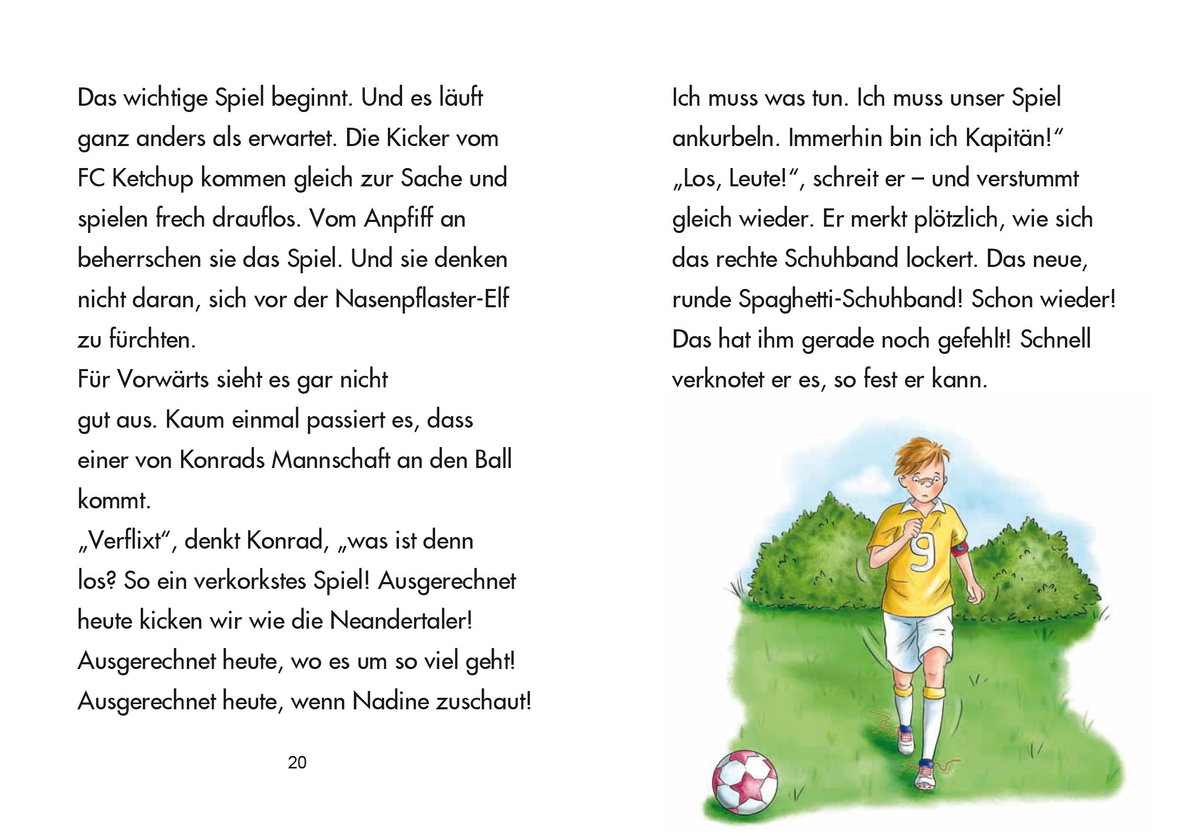 Innenansicht Beispiel aus dem Buch: LESEZUG/3. Klasse: Konrad haut drauf!