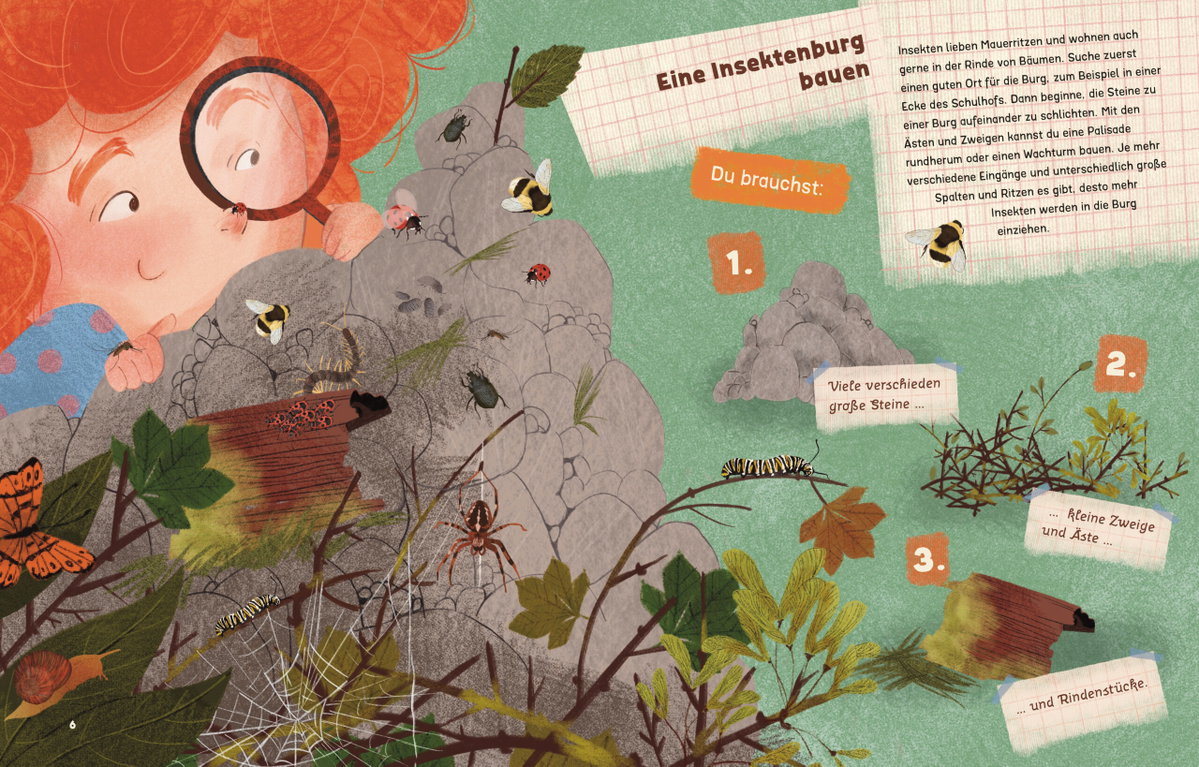 Innenansicht Beispiel aus dem Buch: Auf wilden Pfoten durch die Stadt