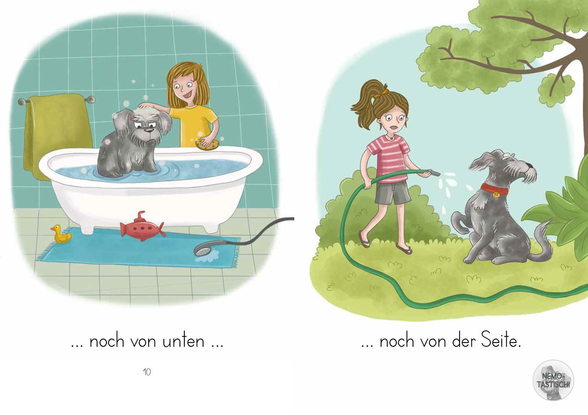 Innenansicht Beispiel aus dem Buch: LESEZUG/1. Klasse: Nemo mag nicht schwimmen