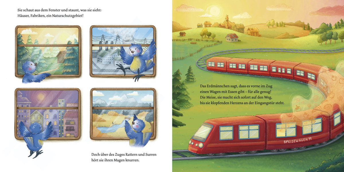 Innenansicht Beispiel aus dem Buch: Die Reisemeise
