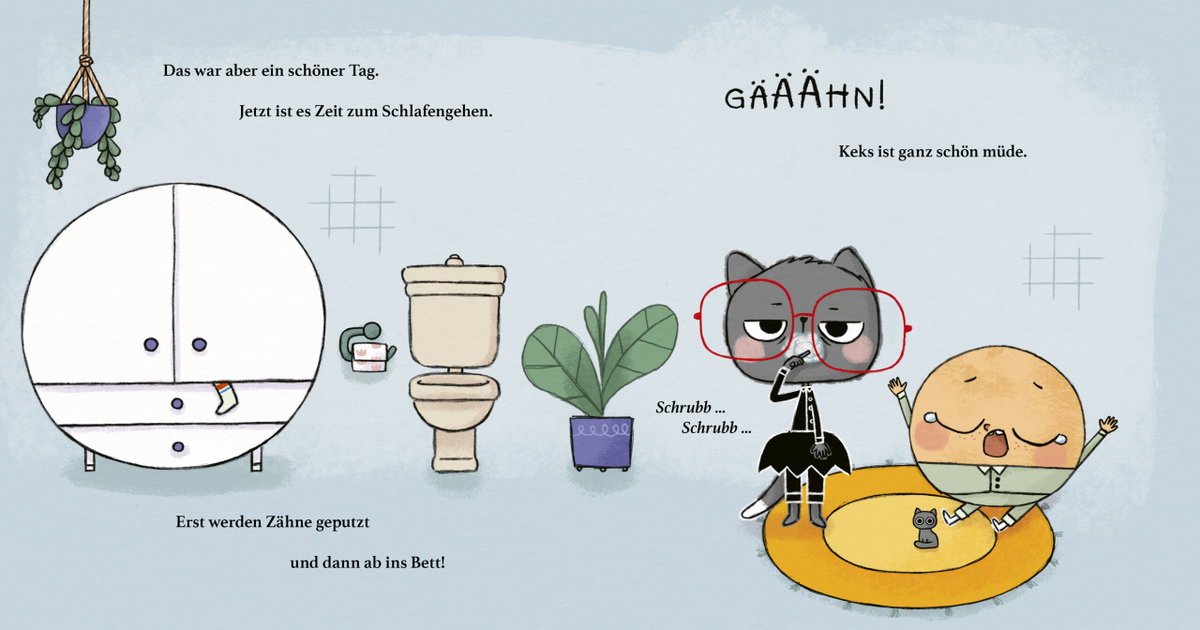 Innenansicht Beispiel aus dem Buch: Ket & Keks – Gähn! (Ket & Keks)