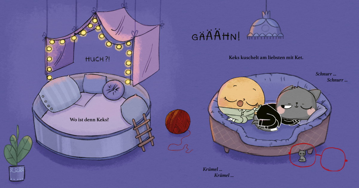 Innenansicht Beispiel aus dem Buch: Ket & Keks – Gähn! (Ket & Keks)