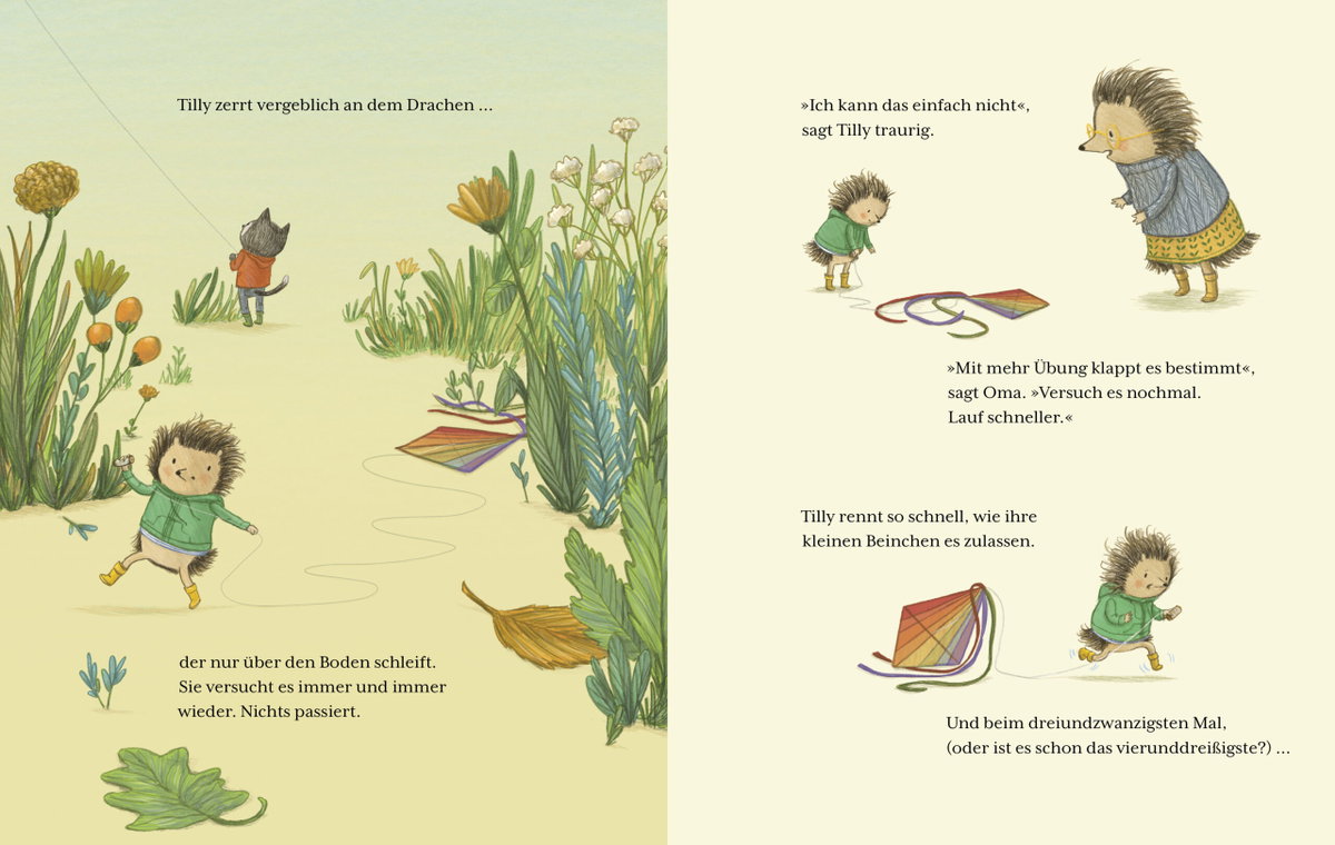 Innenansicht Beispiel aus dem Buch: Tilly – Pieksvergnügte Abenteuer