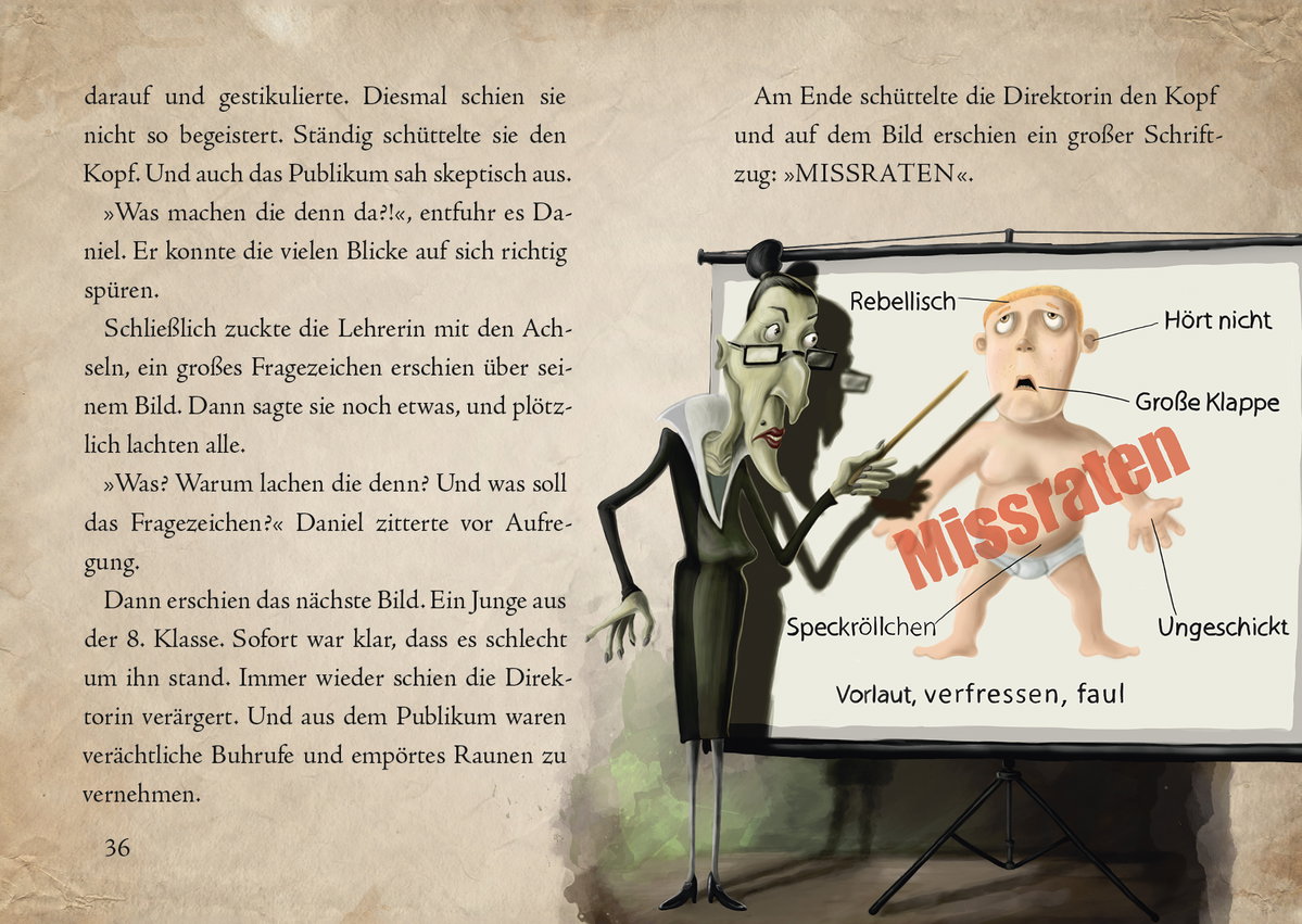 Innenansicht Beispiel aus dem Buch: Das kleine Böse Buch 2 (Das kleine Böse Buch