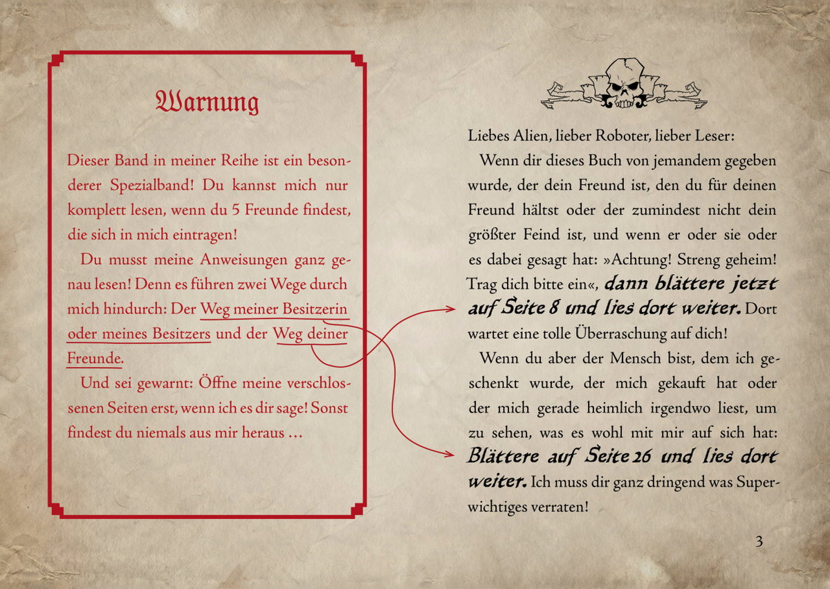 Innenansicht Beispiel aus dem Buch: Das kleine Böse Buch - Spezial: das besonders knifflige Freundebuch zur Bestseller-Reihe (Das kleine Böse Buch)