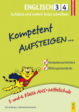Produktcover des Buches: Kompetent Aufsteigen Englisch 3 und 4 - Aufsätze und andere Texte schreiben