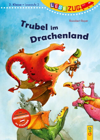 Produktcover des Buches: LESEZUG/2. Klasse – Lesestufe 2: Trubel im Drachenland