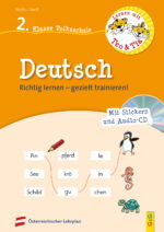 Produktcover des Buches: Lernen mit Teo und Tia Deutsch – 2. Klasse Volksschule mit CD