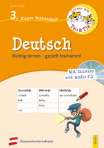 Produktcover des Buches: Lernen mit Teo und Tia Deutsch – 3. Klasse Volksschule mit CD
