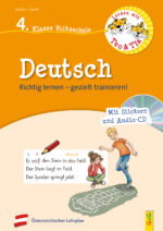Produktcover des Buches: Lernen mit Teo und Tia Deutsch – 4. Klasse Volksschule mit CD