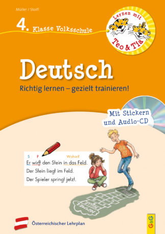 Produktcover des Buches: Lernen mit Teo und Tia Deutsch – 4. Klasse Volksschule mit CD