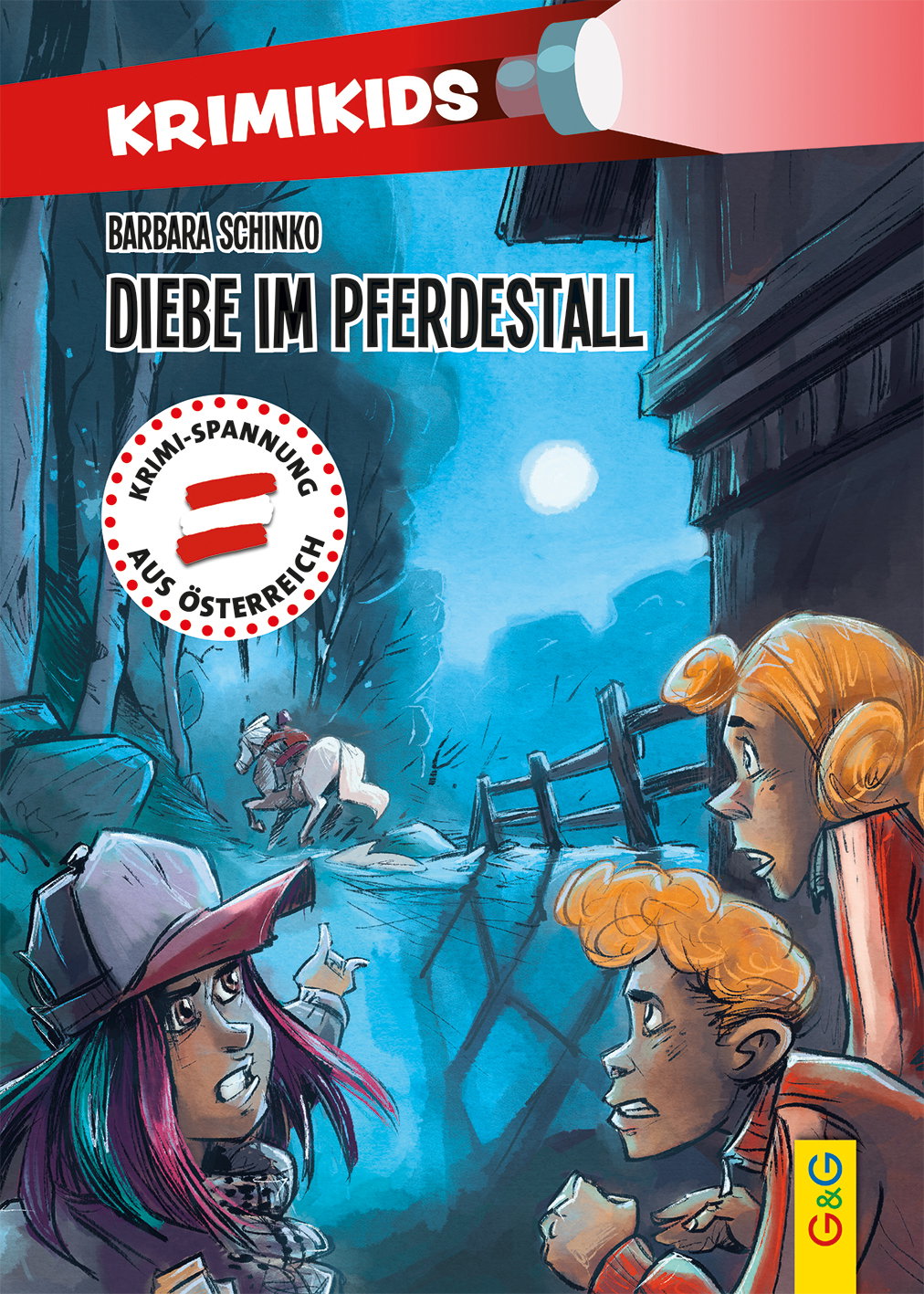 Produktcover des Buches: KrimiKids – Diebe im Pferdestall