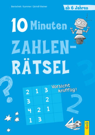 Produktcover des Buches: 10-Minuten-Zahlenrätsel ab 6 Jahren