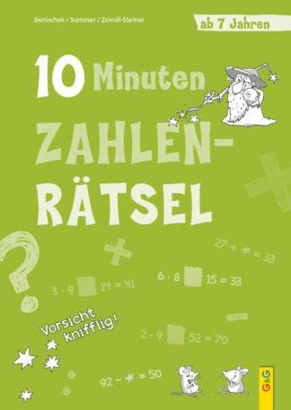 Produktcover des Buches: 10-Minuten-Zahlenrätsel ab 7 Jahren