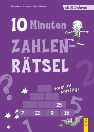 Produktcover des Buches: 10-Minuten-Zahlenrätsel ab 8 Jahren