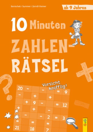 Produktcover des Buches: 10-Minuten-Zahlenrätsel ab 9 Jahren