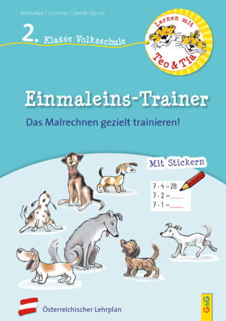 Produktcover des Buches: Lernen mit Teo und Tia Mathematik – Einmaleins-Trainer – 2. Klasse Volksschule