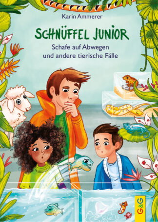 Produktcover des Buches: Schnüffel Junior – Schafe auf Abwegen und andere tierische Fälle