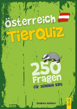 Produktcover des Buches: Österreich Tier-Quiz – 250 Fragen für schlaue Kids
