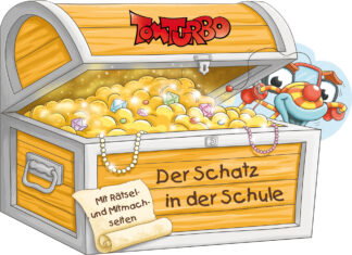 Produktcover des Buches: Tom Turbo - Der Schatz in der Schule