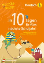 Produktcover des Buches: simple und easy In 10 Tagen fit fürs nächste Schuljahr! Deutsch 1