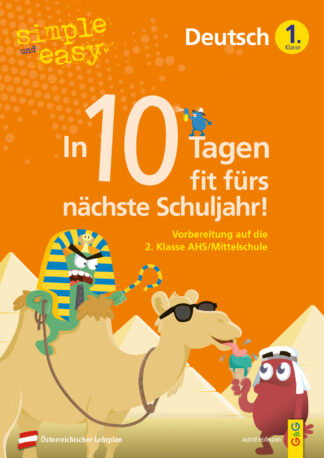 Produktcover des Buches: simple und easy In 10 Tagen fit f&uuml;rs n&auml;chste Schuljahr! Deutsch 1