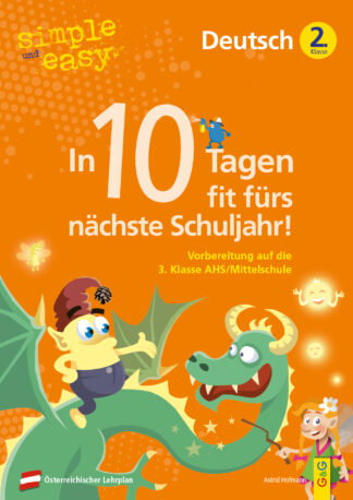 Produktcover des Buches: simple und easy In 10 Tagen fit f&uuml;rs n&auml;chste Schuljahr! Deutsch 2
