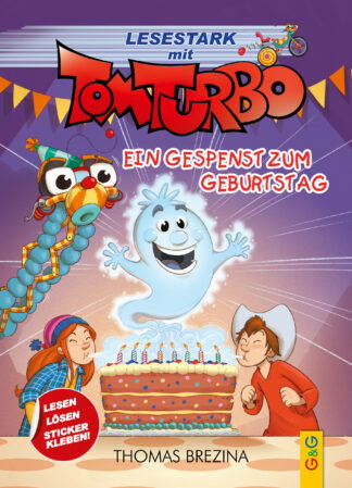 Produktcover des Buches: Tom Turbo – Lesestark – Ein Gespenst zum Geburtstag