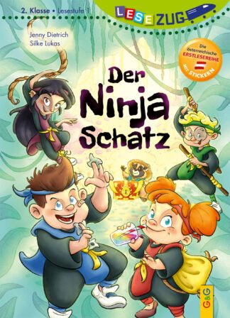 Produktcover des Buches: LESEZUG/2. Klasse – Lesestufe 1: Der Ninja-Schatz