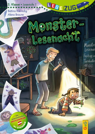 Produktcover des Buches: LESEZUG/2. Klasse – Lesestufe 1: Monster-Lesenacht