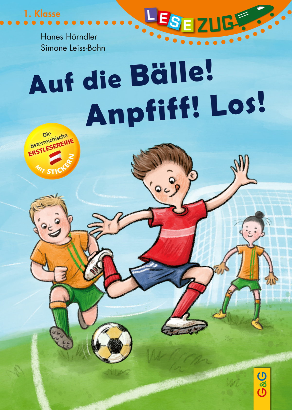 Produktcover des Buches: LESEZUG/1. Klasse: Auf die Bälle! Anpfiff! Los!