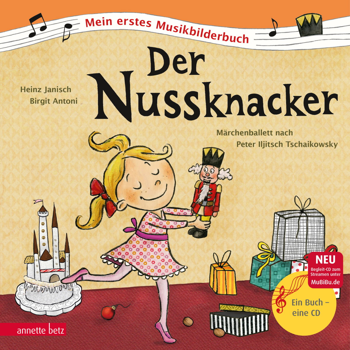 Produktcover des Buches: Der Nussknacker (Mein erstes Musikbilderbuch mit CD und zum Streamen
