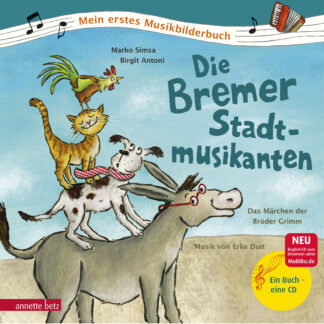 Produktcover des Buches: Die Bremer Stadtmusikanten (Mein erstes Musikbilderbuch mit CD und zum Streamen