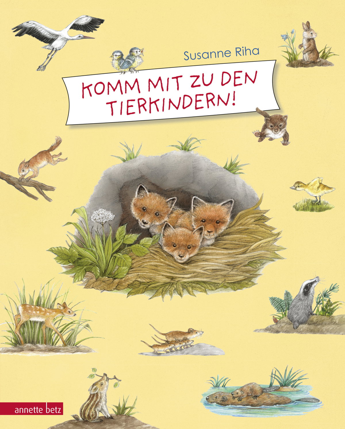 Produktcover des Buches: Komm mit zu den Tierkindern!