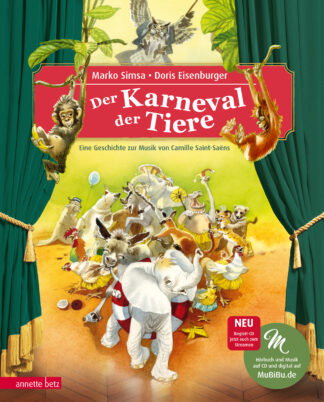 Produktcover des Buches: Der Karneval der Tiere (Das musikalische Bilderbuch mit CD und zum Streamen)