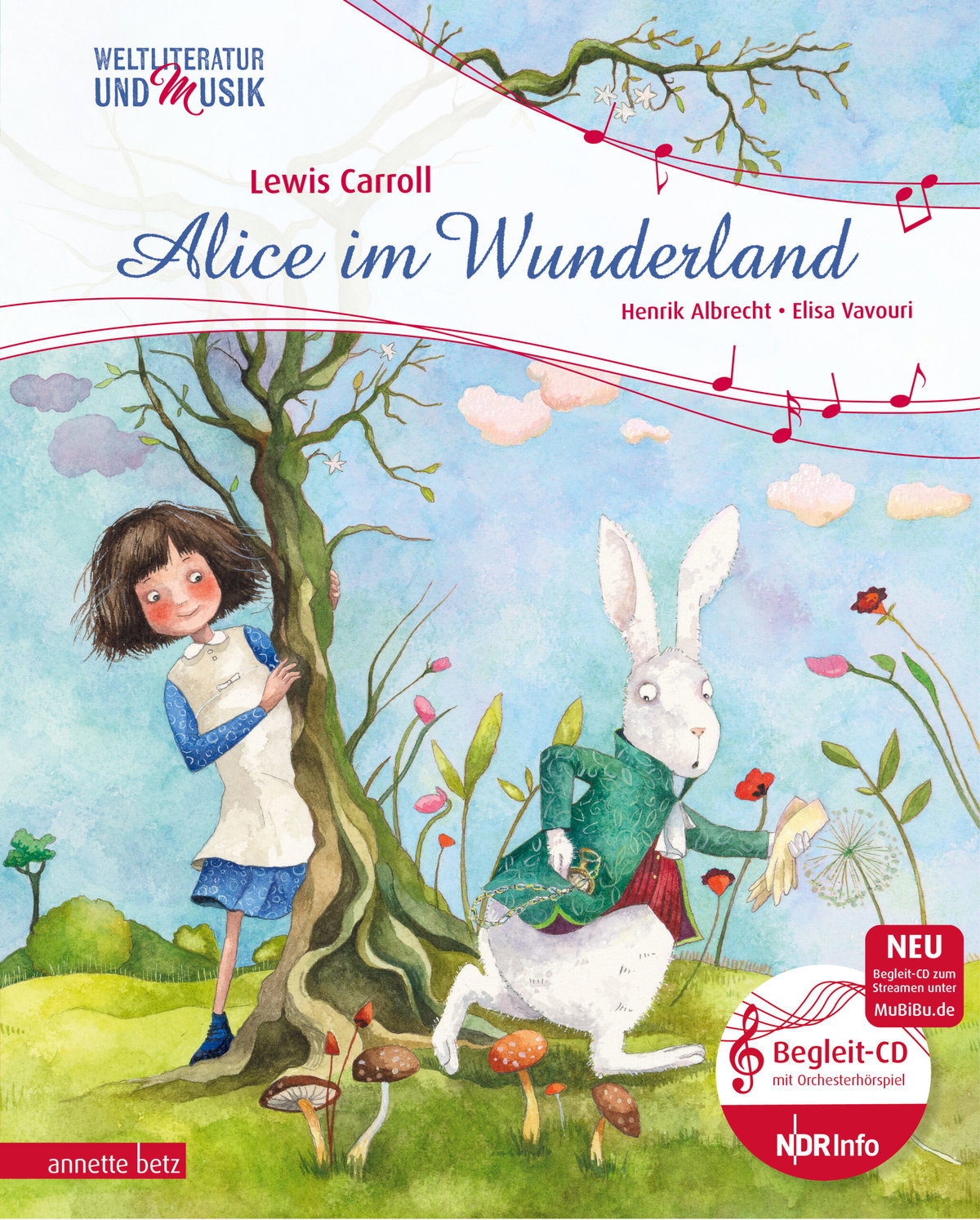 Produktcover des Buches: Alice im Wunderland (Weltliteratur und Musik mit CD und zum Streamen