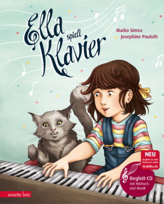Produktcover des Buches: Ella spielt Klavier (Das musikalische Bilderbuch mit CD und zum Streamen)