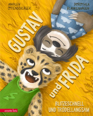 Produktcover des Buches: Gustav und Frida - Blitzeschnell und trödellangsam: Eine Geschichte übers Trödeln und Hetzen