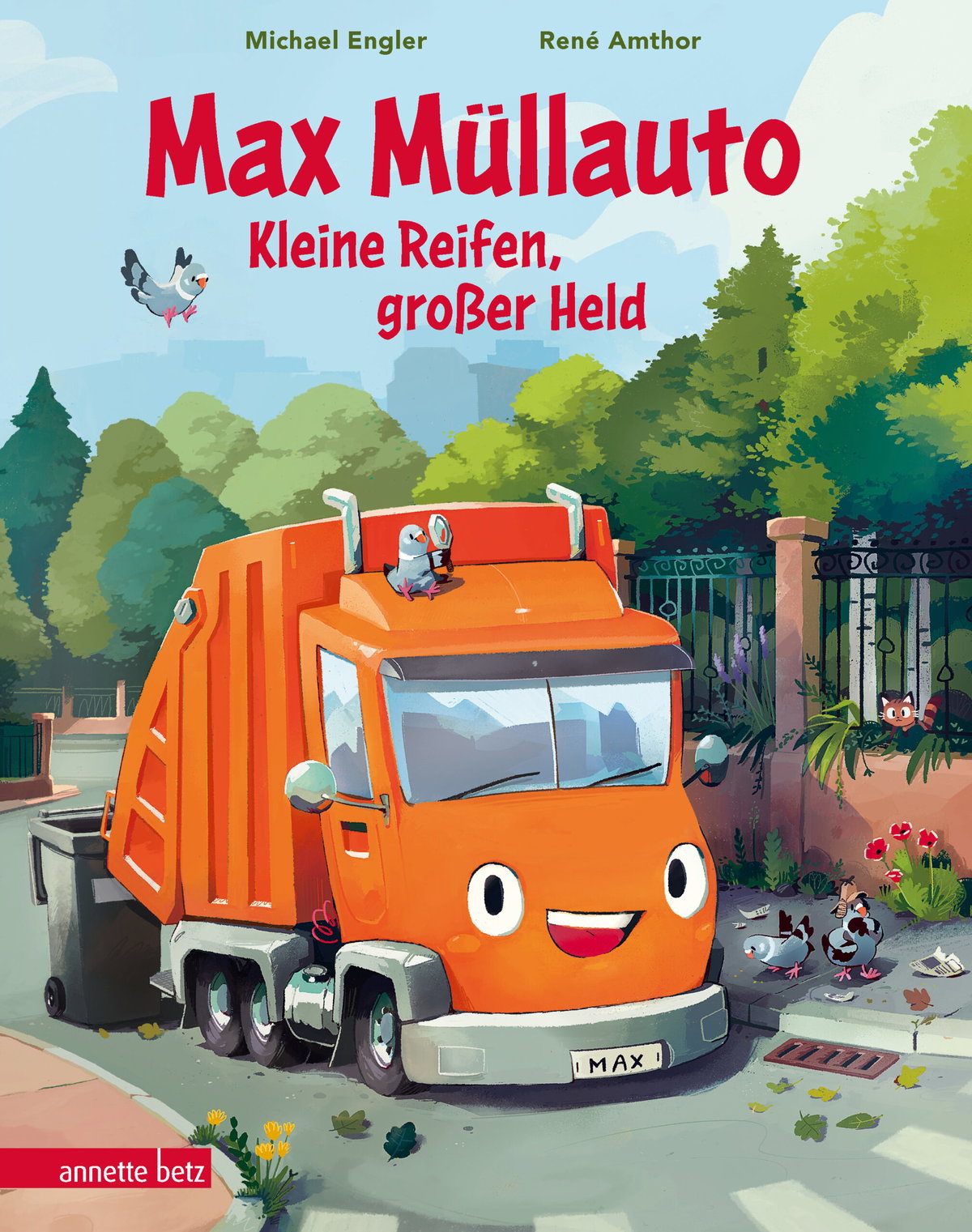 Produktcover des Buches: Max Müllauto – Kleine Reifen