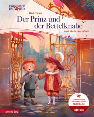 Produktcover des Buches: Der Prinz und der Bettelknabe (Weltliteratur und Musik mit CD und zum Streamen