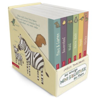 Produktcover des Buches: Die winzige Mini-Bibliothek der Tiere (Die Mini-Bibliothek der Wörter