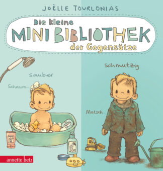 Produktcover des Buches: Die kleine Mini-Bibliothek der Gegensätze - Ein Pappbilderbuch über Gegensätze (Die Mini-Bibliothek der Wörter)