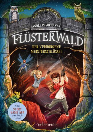 Produktcover des Buches: Flüsterwald - Eine neue Bedrohung. Der verborgene Meisterschlüssel. (Flüsterwald